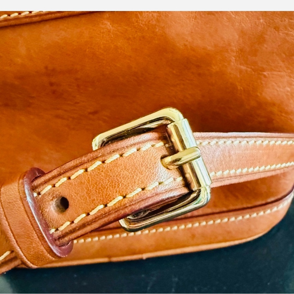 Dooney & Bourke Rich Brown Leather Crossbody Bag - Picture 6 of 14
